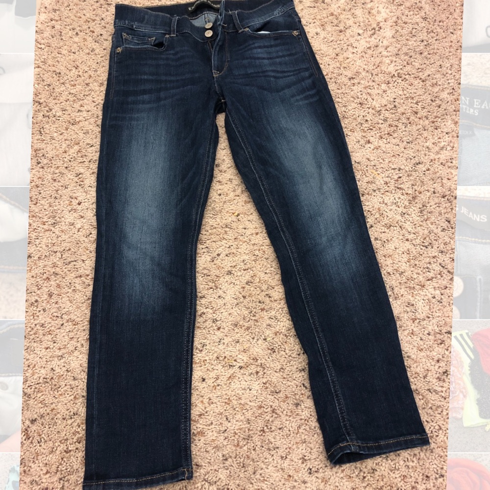 Express Mid Rise Cropped Jegging